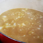 Picture of bone broth in rice