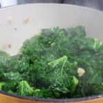 Steaming Kale