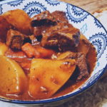 Pictured, bowl of Beef Stew