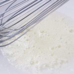 Whisked egg whites