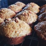 Picture of muffins cooling on a rack