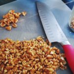 Picture of chopped nuts for muffins