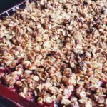 Picture of baked berries and granola